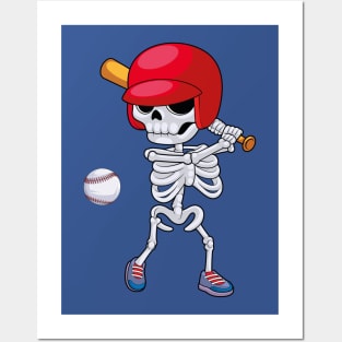 Skeleton Baseball: A Home Run from the Afterlife Posters and Art